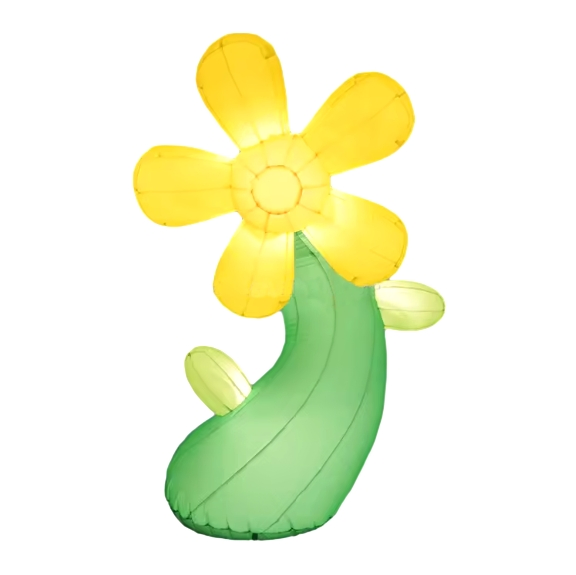 Vibrant Interactive LED Flower Display for Event Decor