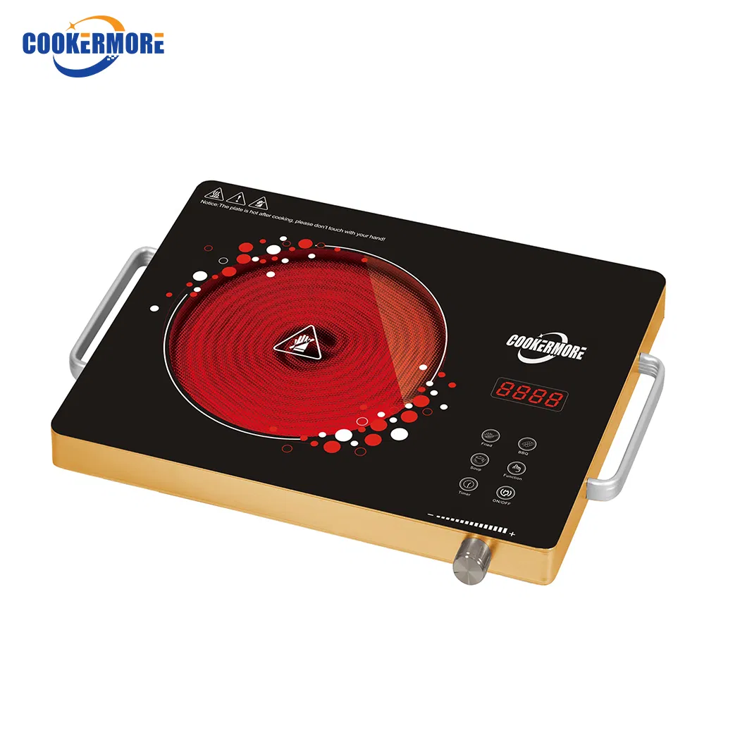 Normal Size 2200W Hotpot Induction Sotve 24V Infrared Single Cookers