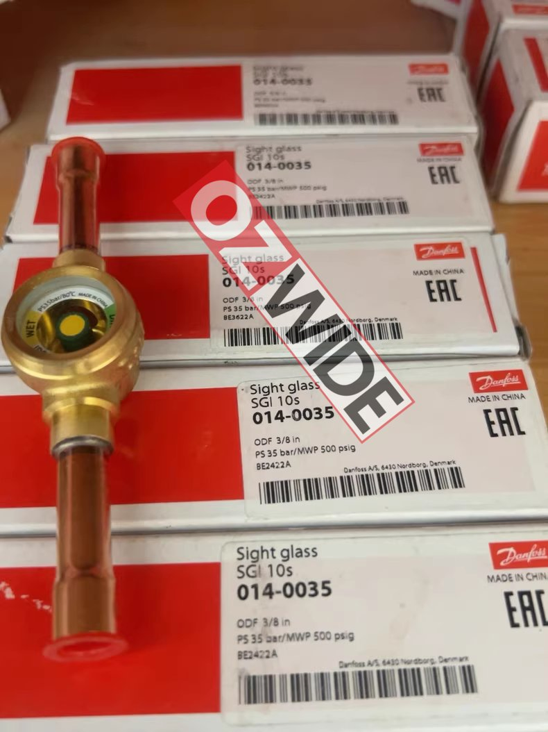 Danfoss 014-0035 Sgi10s Sight Glass Solder Flare ODF Refrigeration Cold Room
