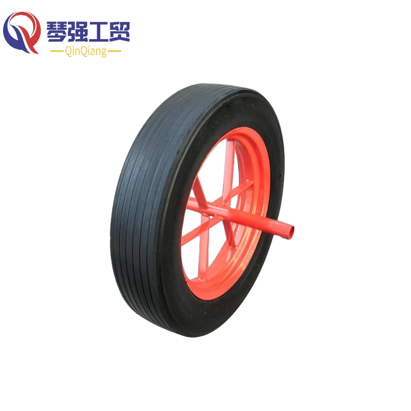 14X4 Rubber Wheels 14 Inch Rubber Powder Wheels for Wheelbarrow Trolley