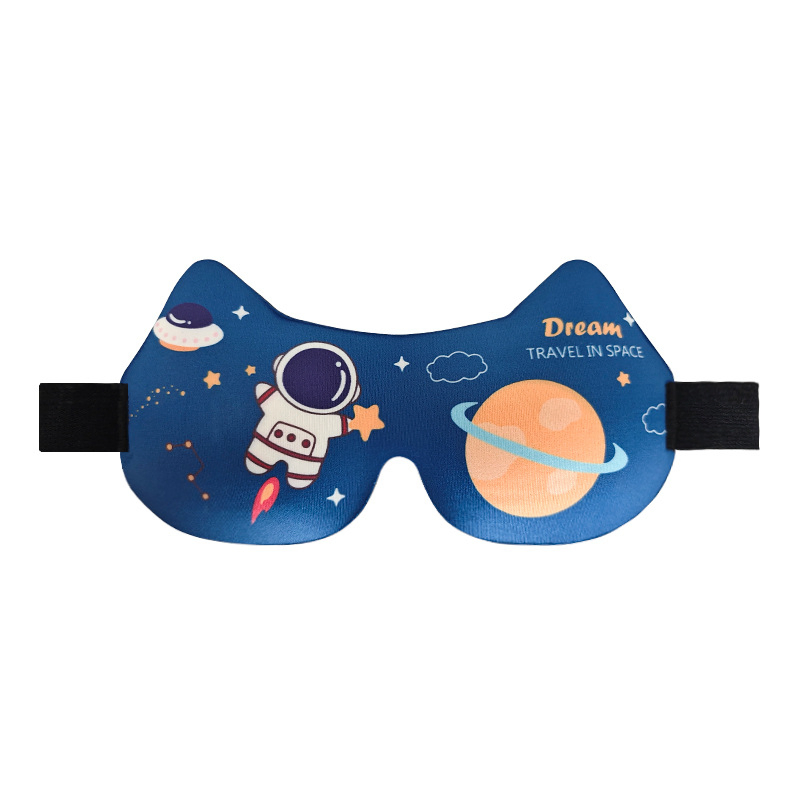 3D Printed Cartoon Astronaut Eye Mask, Hot & Cold Compress, Sleep & Eye Fatigue Relief