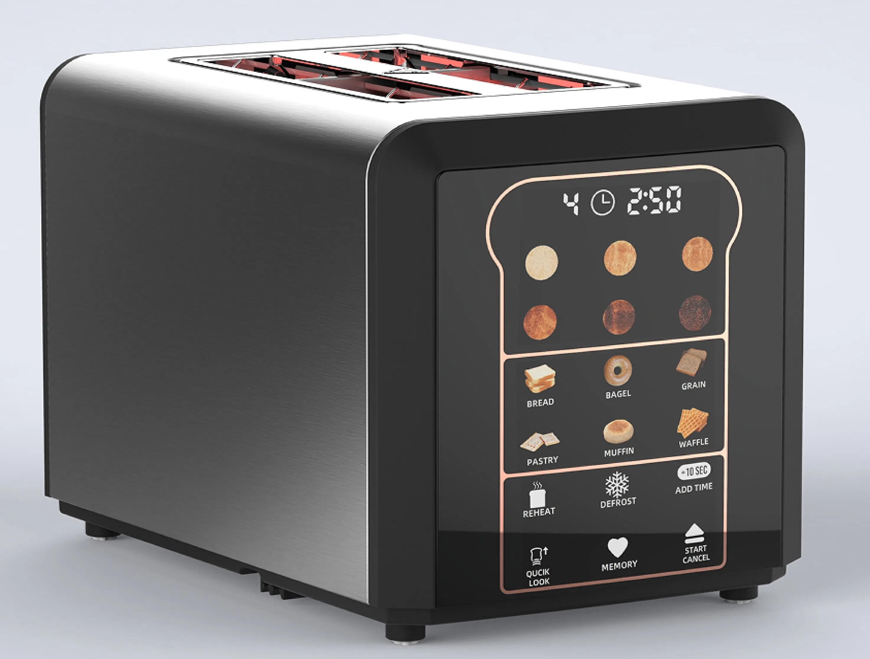 2 Slice Digital Automatic Toaster