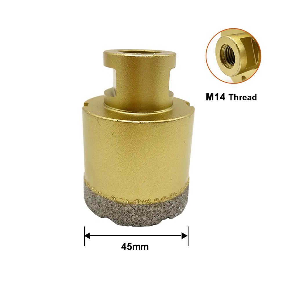 Diamond Core Drill Bit Vacuum Brazed Hole Saw for Reinforced Concrete Marble Granite Core Bits