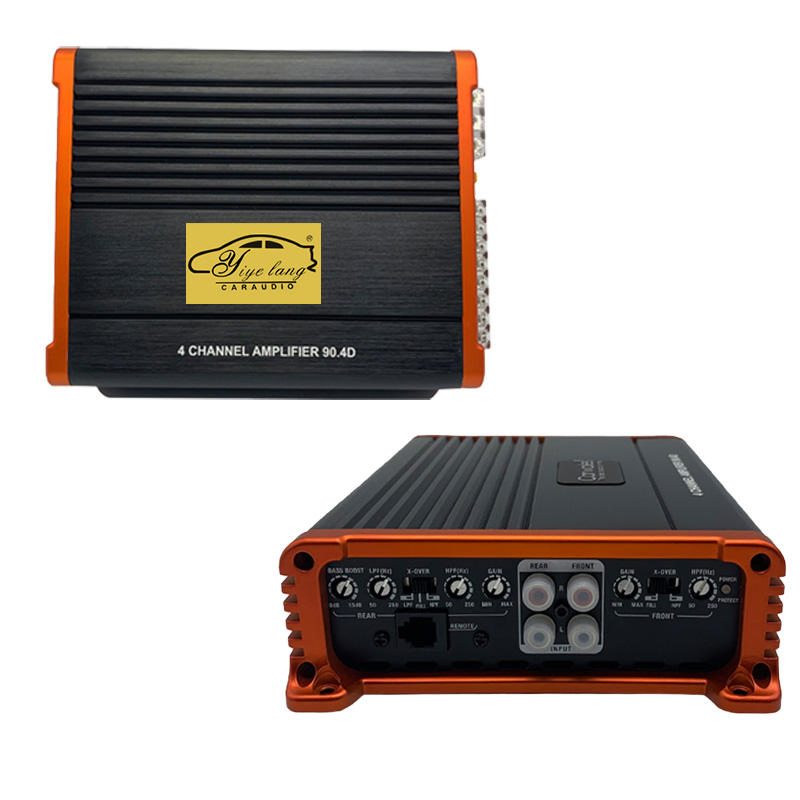 Professional Digital Designs Car Subwoofer Amplifier Mono Channels Class Ab Power Car Amplifier 4 Channels