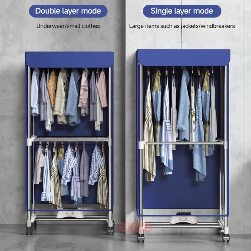 Home Use Gift 10kg 2 Layer Automatic Drying Indoor Electric Clothes Dryer