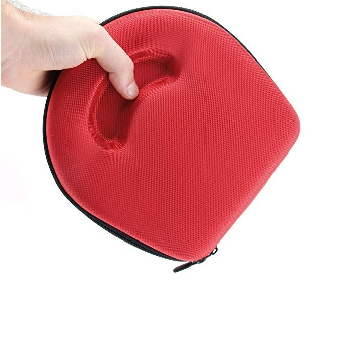 Красный чехол для наушников EVA, ударопрочный, на заказ