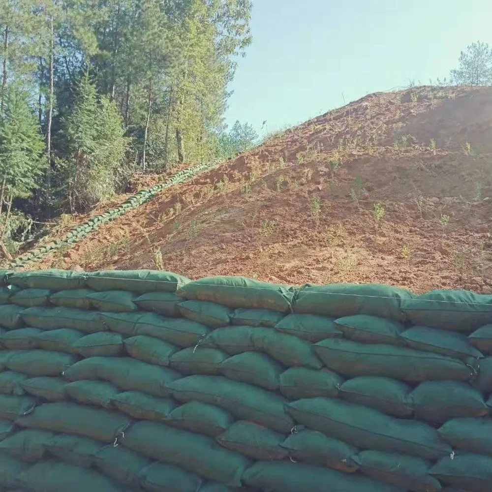 Geo Bag River Bank Protection Flood Control Polyester Nonwoven Geotextile Sand Bag Large Earthbag Geobag Geo Bag for Beach Protection