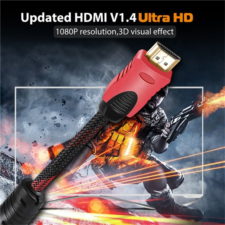 High quality high speed extension cable HDMI 2.0 nylon braid male to male HDMI video cable support ethernet 4K 3D 1080P/2160P for HDTV monitor and projector
