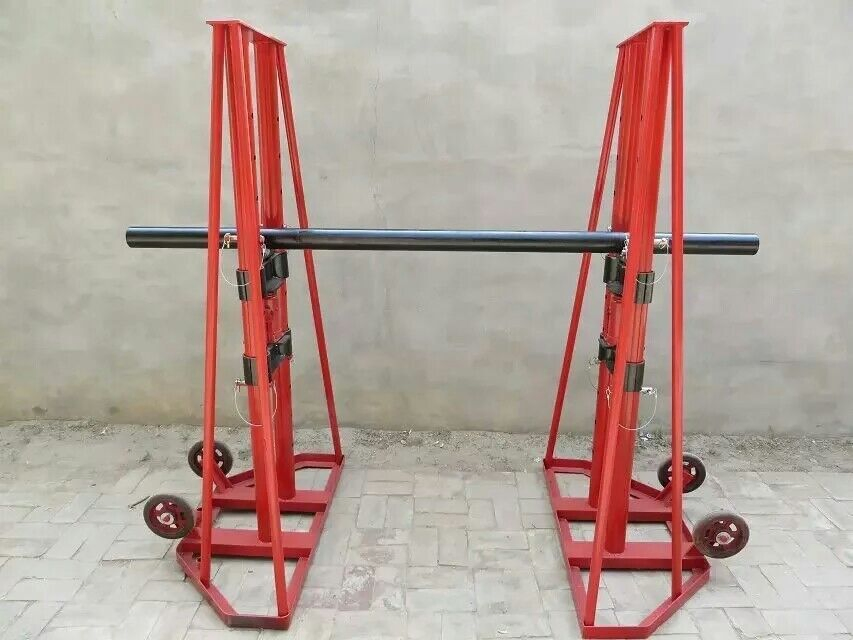 5-20ton Hydraulic Cable Reel Stand for Large Cable Tray Cable Drum Lifting Jacks