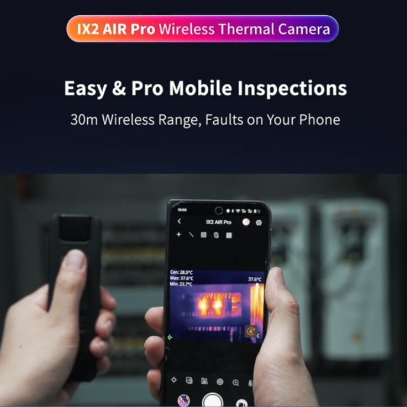 Wireless Handheld Portable Thermal Imaging Camera Tool with 256&amp; Times; 192 Thermal Resolution and Real-Time 512&amp; Times; 318 Ai Super-Resolution