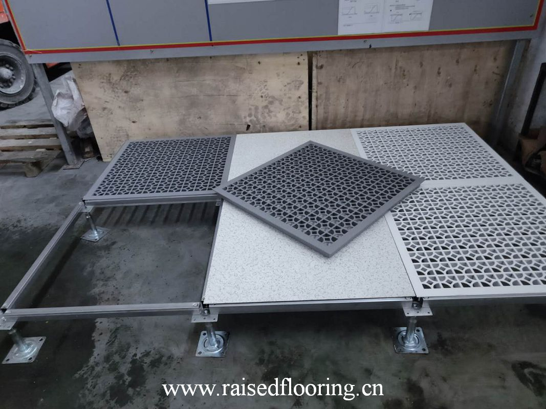 All - Steel Perforated Anti - Static Raised Floor with 55% Perforation Rate