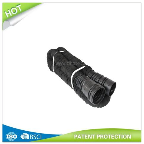 Plastic Underground HDPE Drain Pipe with Fabric Sock Flexible Drain Pipe