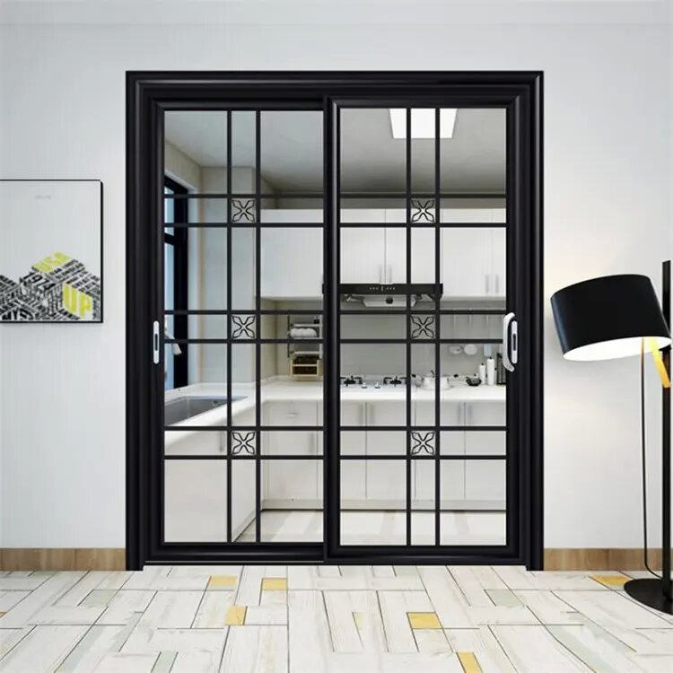 Aluminum Sliding Glass Windows with Triple Glass Sealing System