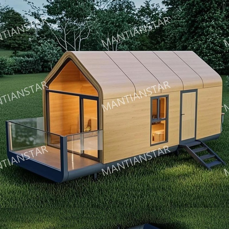 Modular Mobile Container House Modern Steel Structure Building House Modern Capsule House