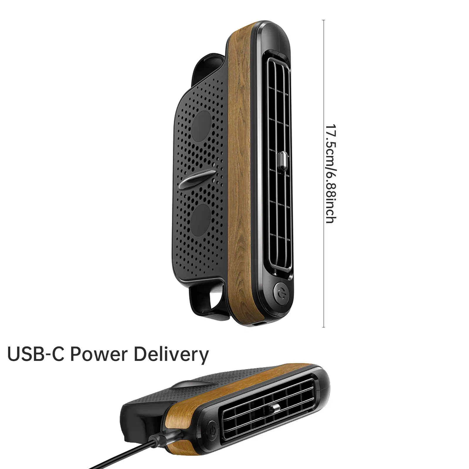 2025 Best-Selling Car Seat Fan with Three-Speed Adjustable Large Wind USB Fan