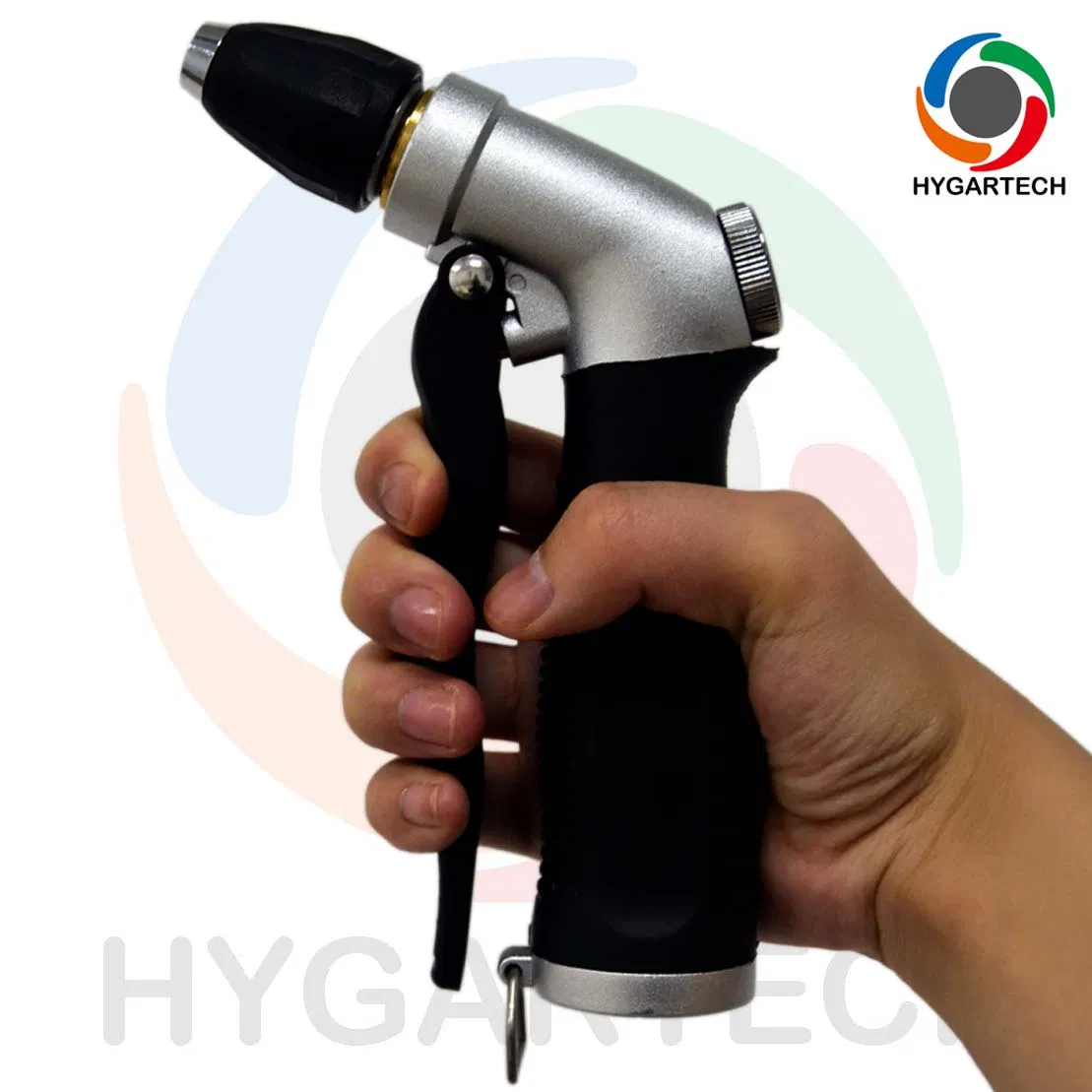 Metal Multi-Purpose Hose Nozzle Down Pressure Washing Gun with Front Trigger Control Valve
