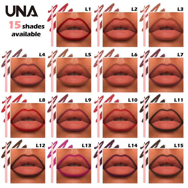 Wholesale Cosmetics Retractable Pink Lipliner Waterproof High Pigment Makeup Lip Liners Custom Private Label