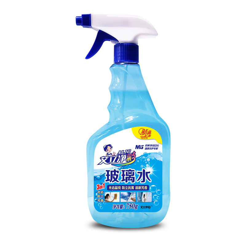 Glass and Window Cleaner Spray Bottle Original Blue