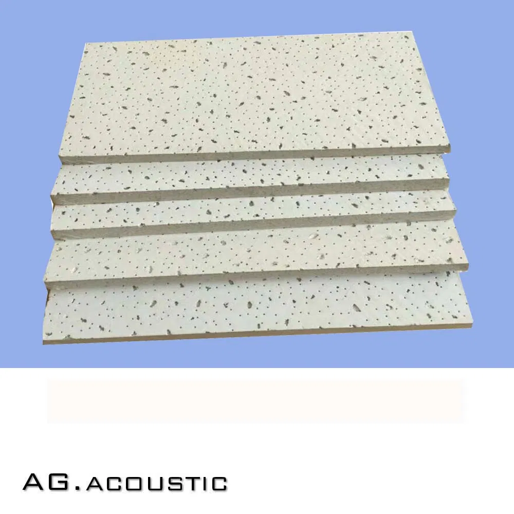 AG. Acoustic Factory Price Decorative False Ceiling Acoustic Mineral Wool Ceiling Tiles