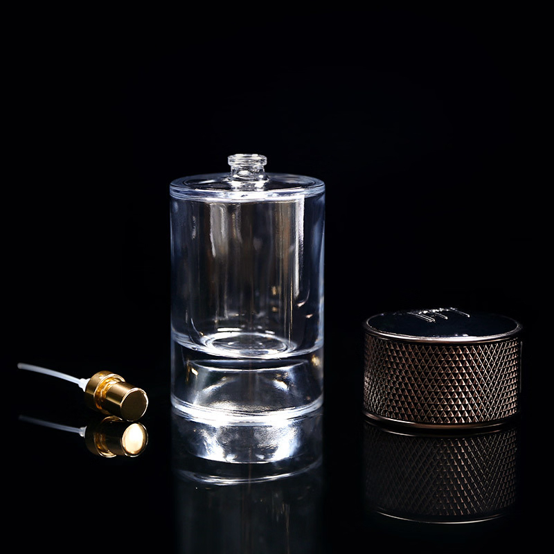 Wholesale Black Bottles Cosmetic Packaging Clear Empty Spray Glass Perfume Bottle - Perfume Bottle and Bottle