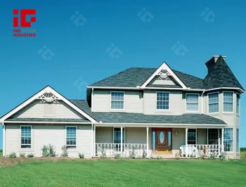 Custom Prefab Villa with Tailored 3D Solutions Luxury Light Steel Villa