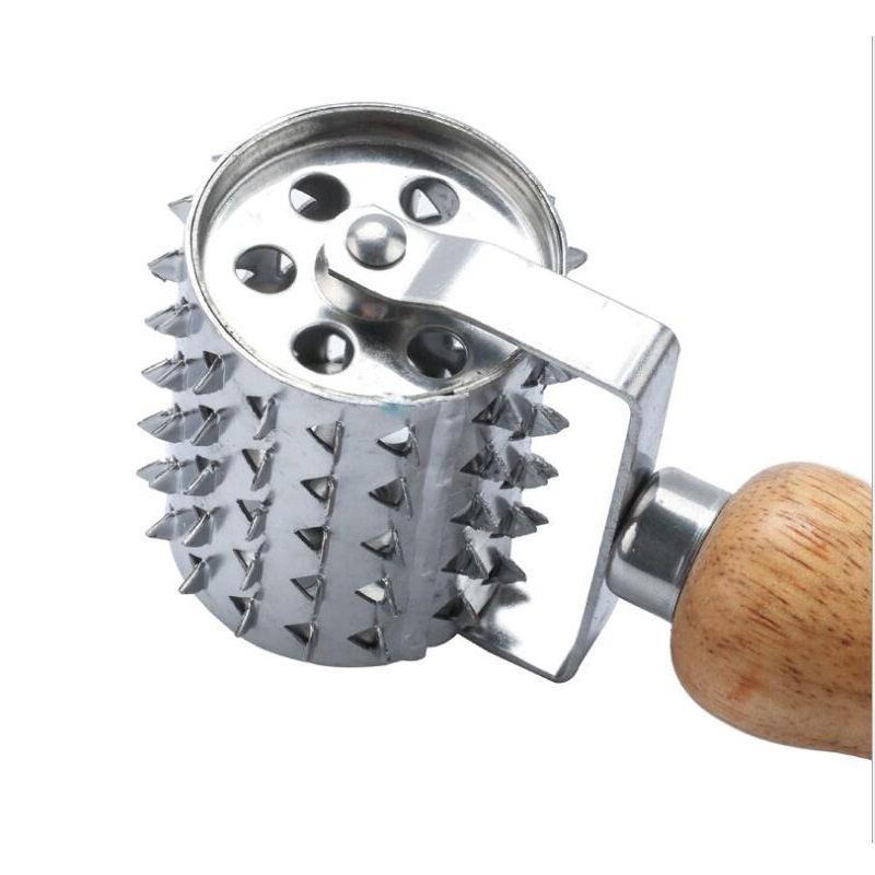Stainless Steel Rolling Meat Tenderizer Handheld Meat Rolling Hammer for Tendering Steak Beef Pork Chicken Kitchen Gadget Tool Esg12233