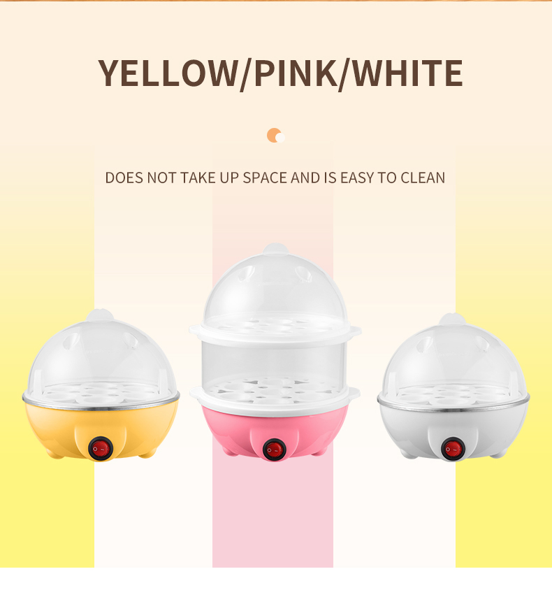 Smart Versatile Egg Cooker: Compact Steamer for Quick Meals