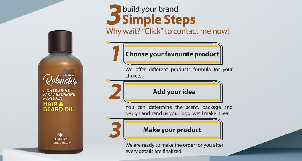 OEM Essential Grooming and Care Men Beard Oil Mens Beard Growth Oil