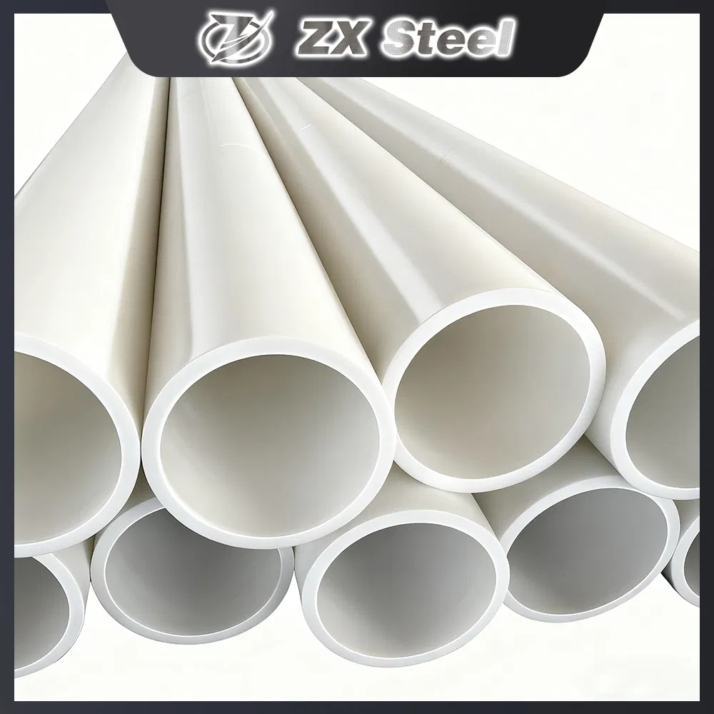 Custom Extruded Plastic Tube Square Plastic Pipes 19mm 25mm 30mm 40mm 50mm 60mm Furniture Grade PVC Square Tube