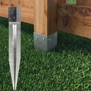 HDG Square Style Steel Pole Ground Anchor