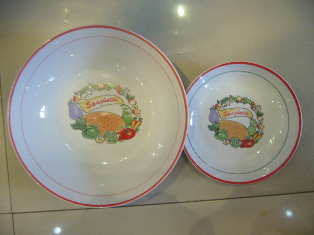 5/7 PCS Pasta Dinner Set 12" Porcelainware Ceramics Tableware