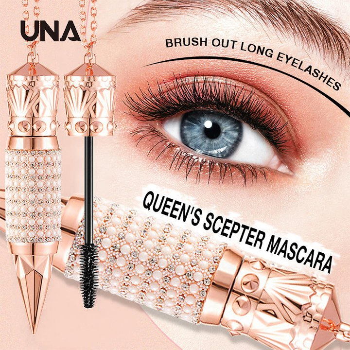 Waterproof Long Lasting Quick Dry Thick Curling Lengthening Makeup Eyelashes Queen's Scepter 3D Slender Mascara