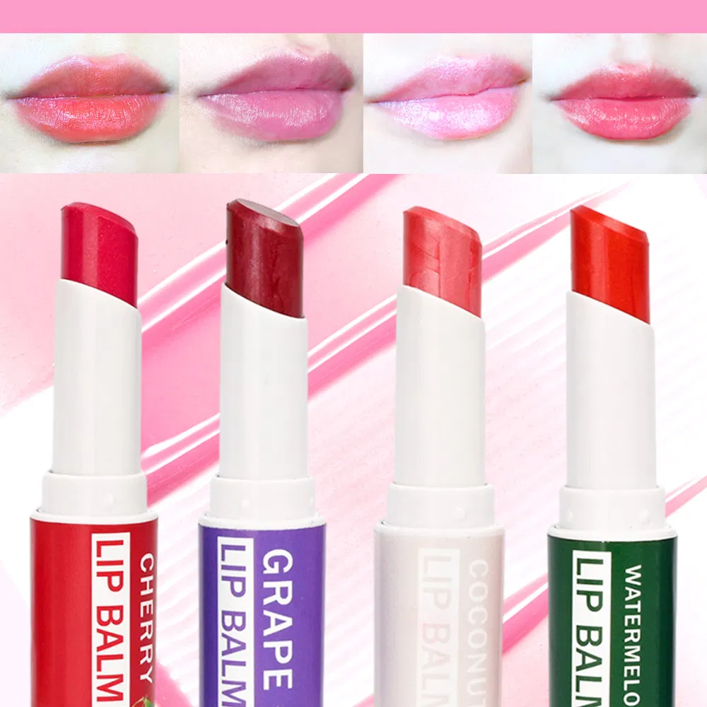 OEM Brightening Color Changing Coconut Honey Fruit Extract Lip Balm