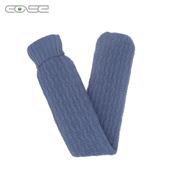 Extra Long Hot Water Bottle with Chic Cover for Comfort