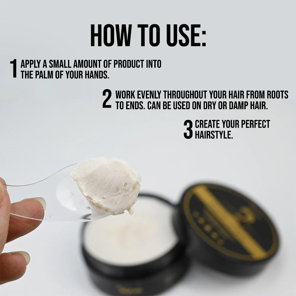 High Brightness Lasting Hair Styling Wax 80g Chemical Ingredients Efficient Hair Pomade for Men