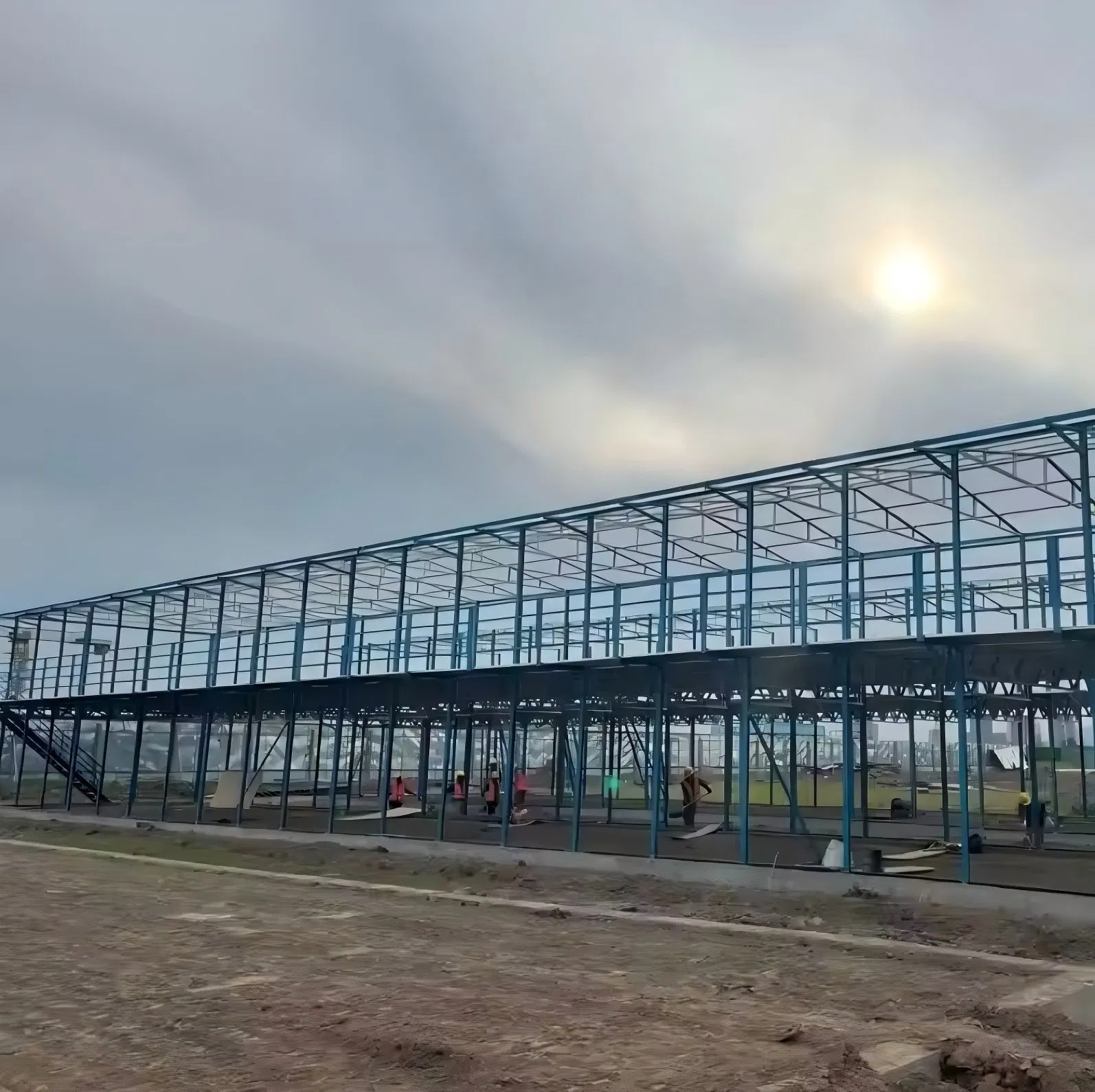 Design Professional Detachable Light Steel Structure Goat House Farm Sheds Steel Structure Prefab Farm Building Cow