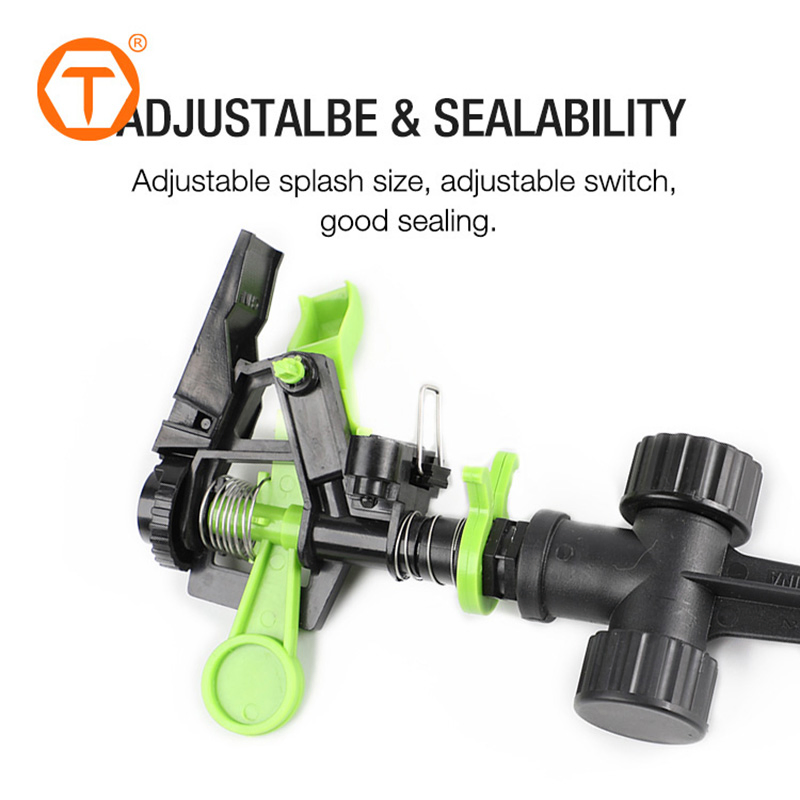 High Quality Plastic Home Farm Irrigation Systems 360 Degree Rotary Lawn Water Garden Sprinklers for Agriculture