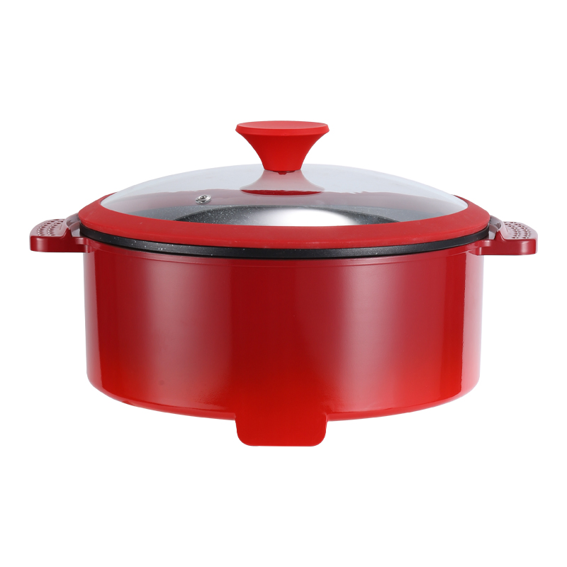 Electric Skillets 4L Multi Cooker Hot Pot Electric Pot with Steamer Plate