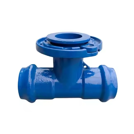 Ductile Iron All Flanged Tee with 45deg Branch