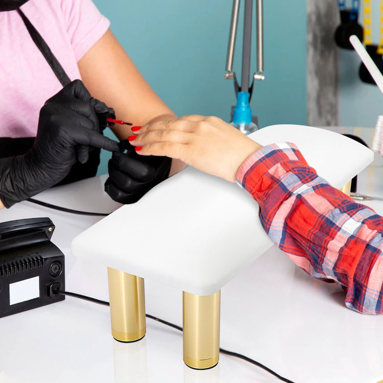 Soft Nail Arm Rest Pillow Hand Holder (Height Adjustable)