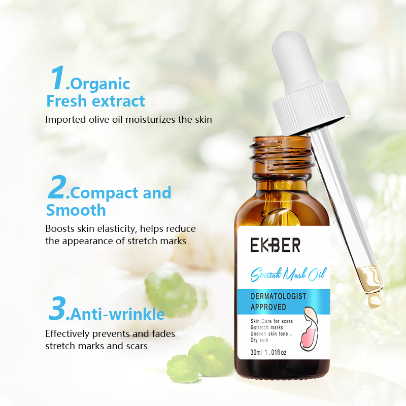 Private Label Natural Organic Fresh Extract Repairing Stretch Marks Skin Care Stretch Mark Oil