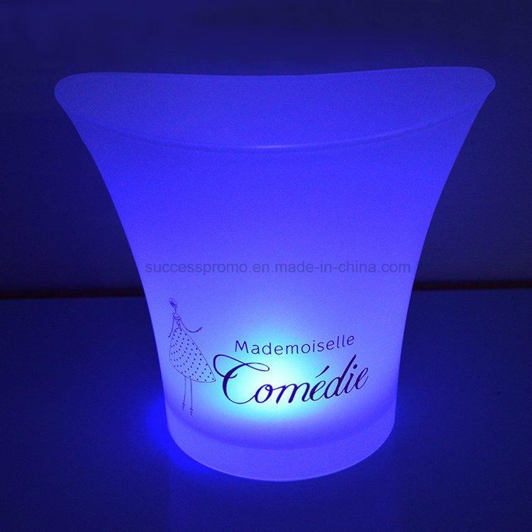 5L Colorful Water-Proof LED Ice Bucket for Champagne Wine Beer