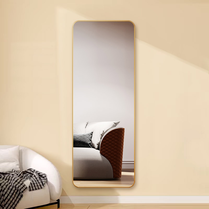 Factory Hot Sale Modern Simplicity Arch Oval Rectangle Track Irregular Framed Mirror