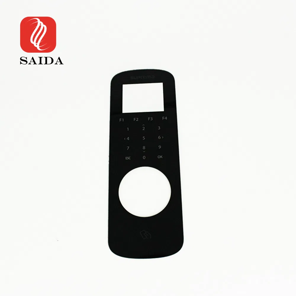 High Quality Tempered Front Protective Cover Glass Panel for Recognition Machine
