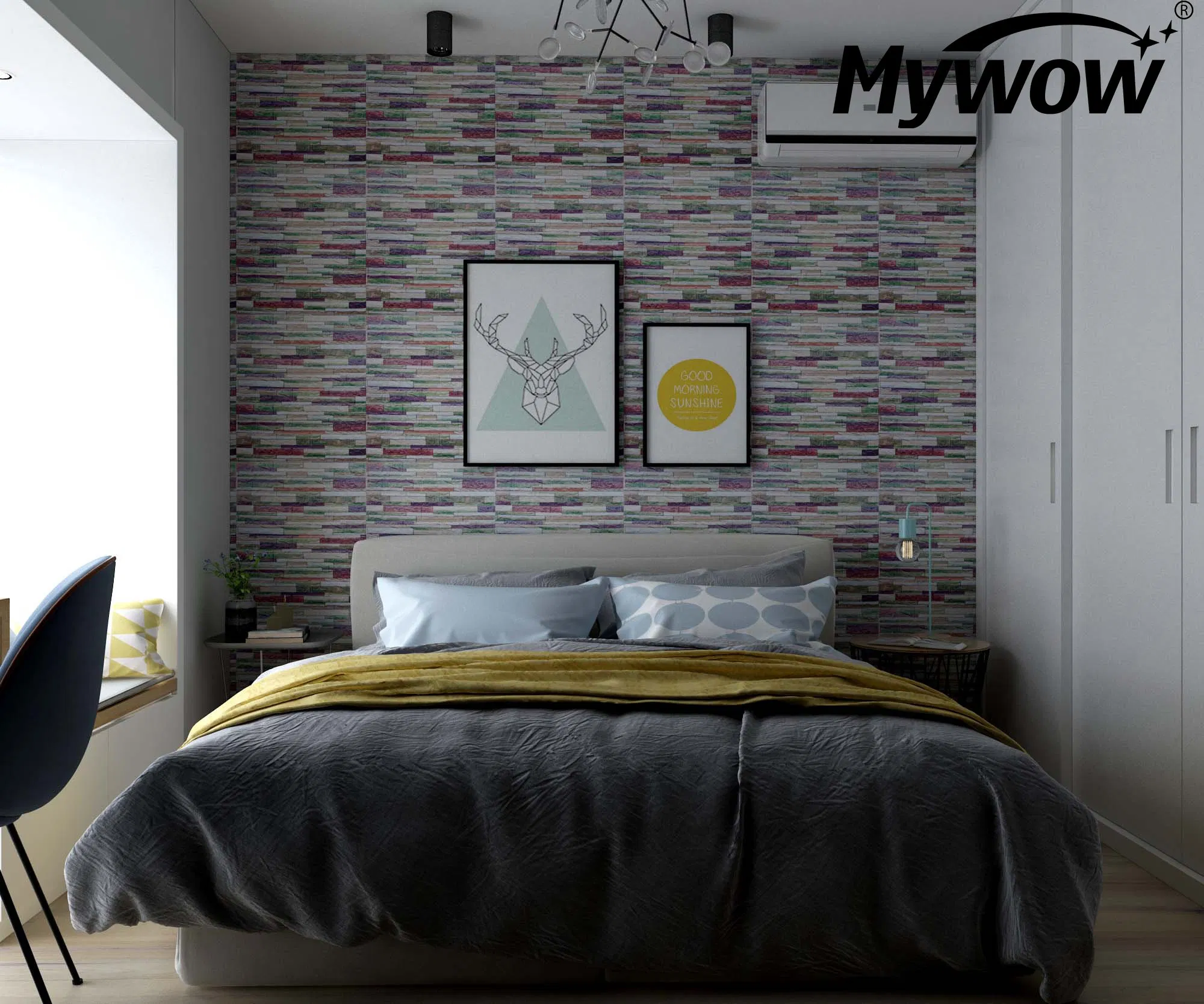 Comfortable Home Decoration Foam Wall Sticker