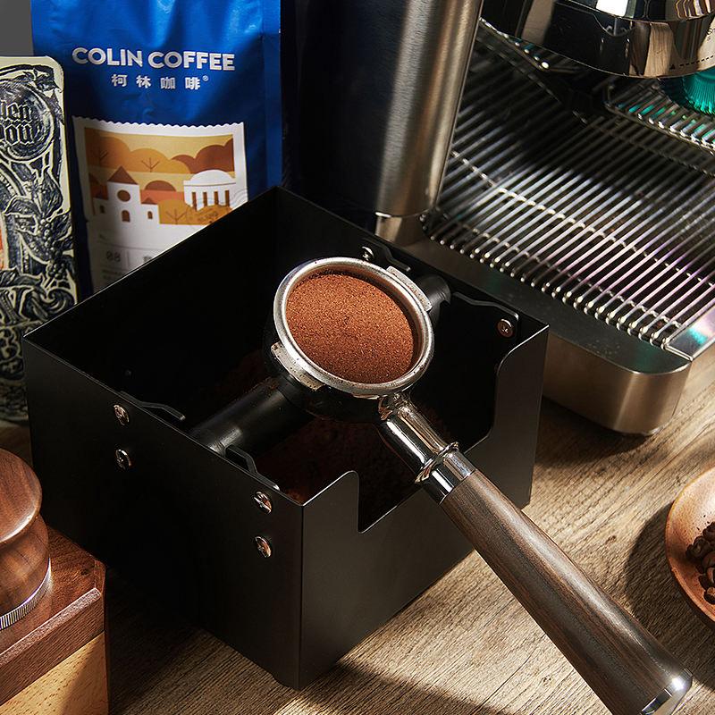 Knock Box with Removable Knock Bar and Non Slip Base Coffee Knock Box