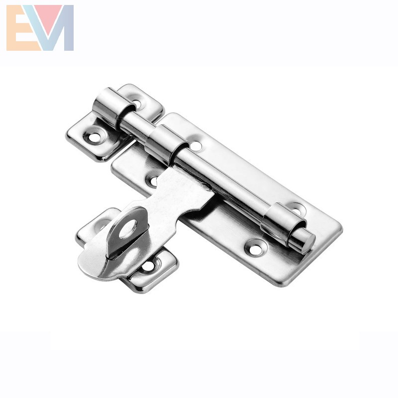 Stainless Steel Style a Left and Right Movable Gate Latch Furniture Lock Bolt Door Latch