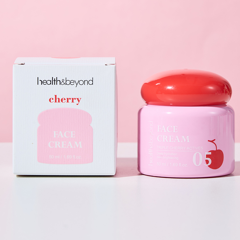 Private Label Gift Kits Skin Care 50ml Cherry Hydrating Face Cream