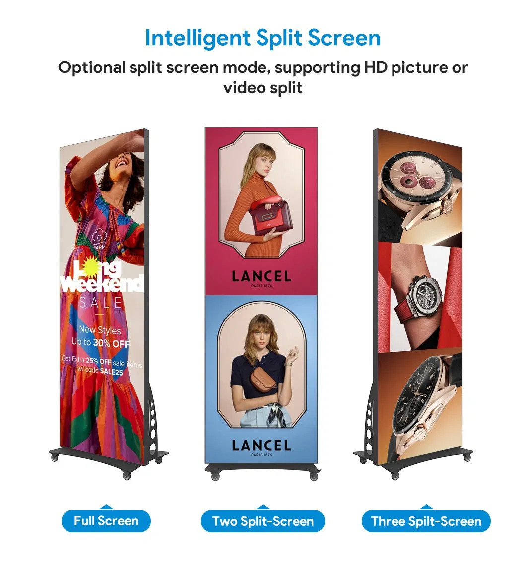 P1.25 HD Intelligent Advertising Machine LED Poster