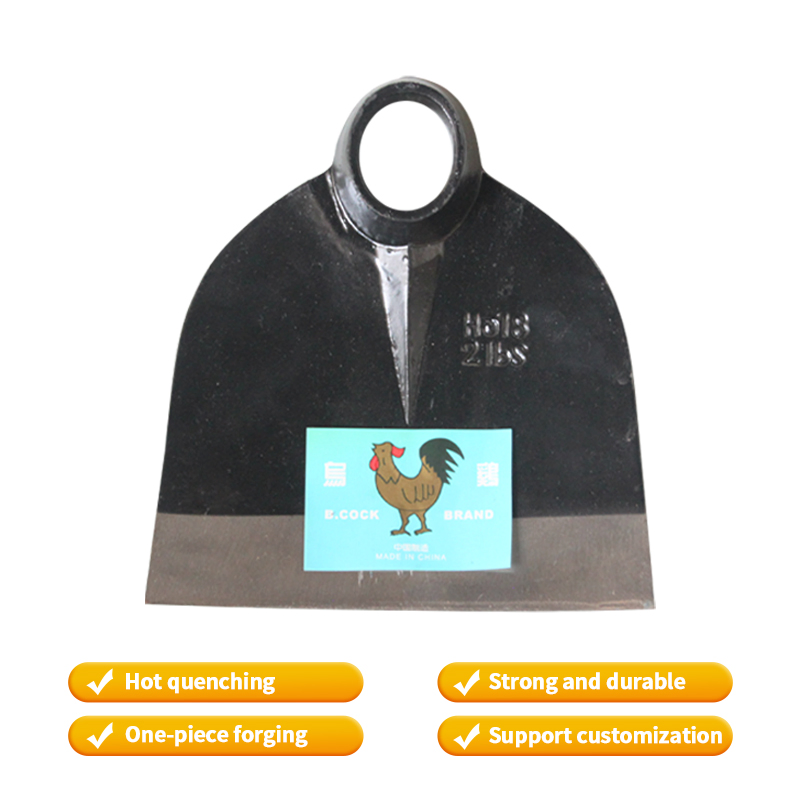 Rail Steel Hoe Farm Tools Factory B. Cock Brand Hoe Head